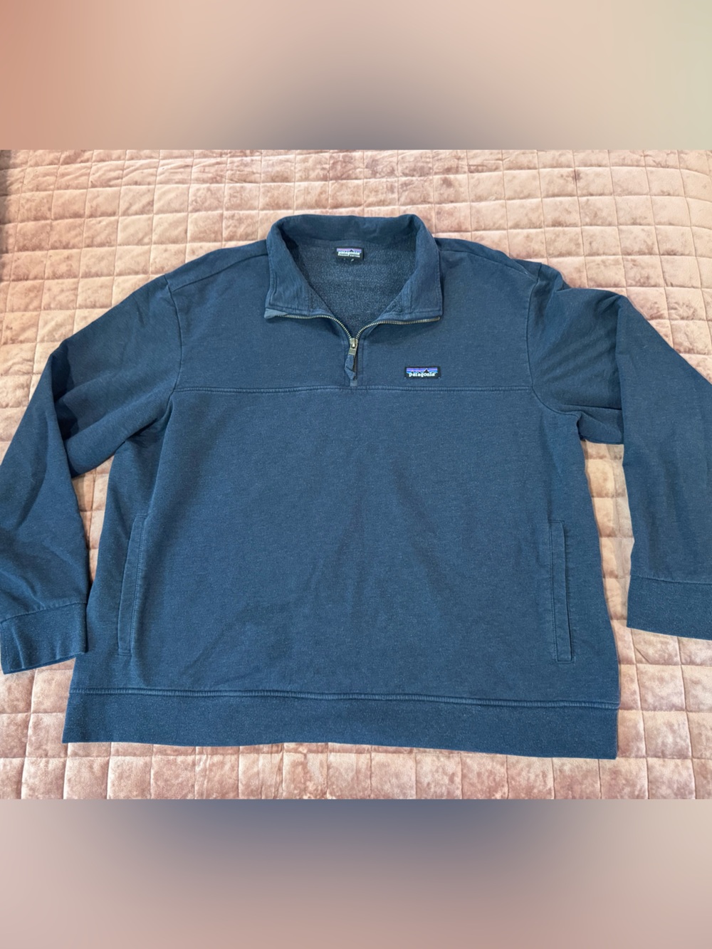 Patagonia Dark Blue quarter-Zip Sweater